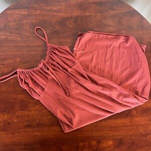 Rust Sleeveless Dress